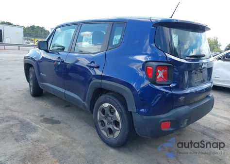 2016 Jeep Renegade Sport from USA, damaged, VIN ZACCJAAT7GPD30232